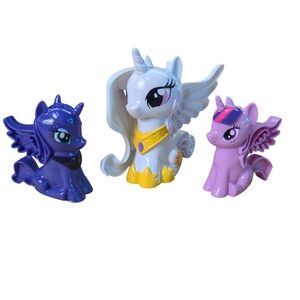 My Little Pony 3pc Magical Unicorn Toy Set Purple White Pink